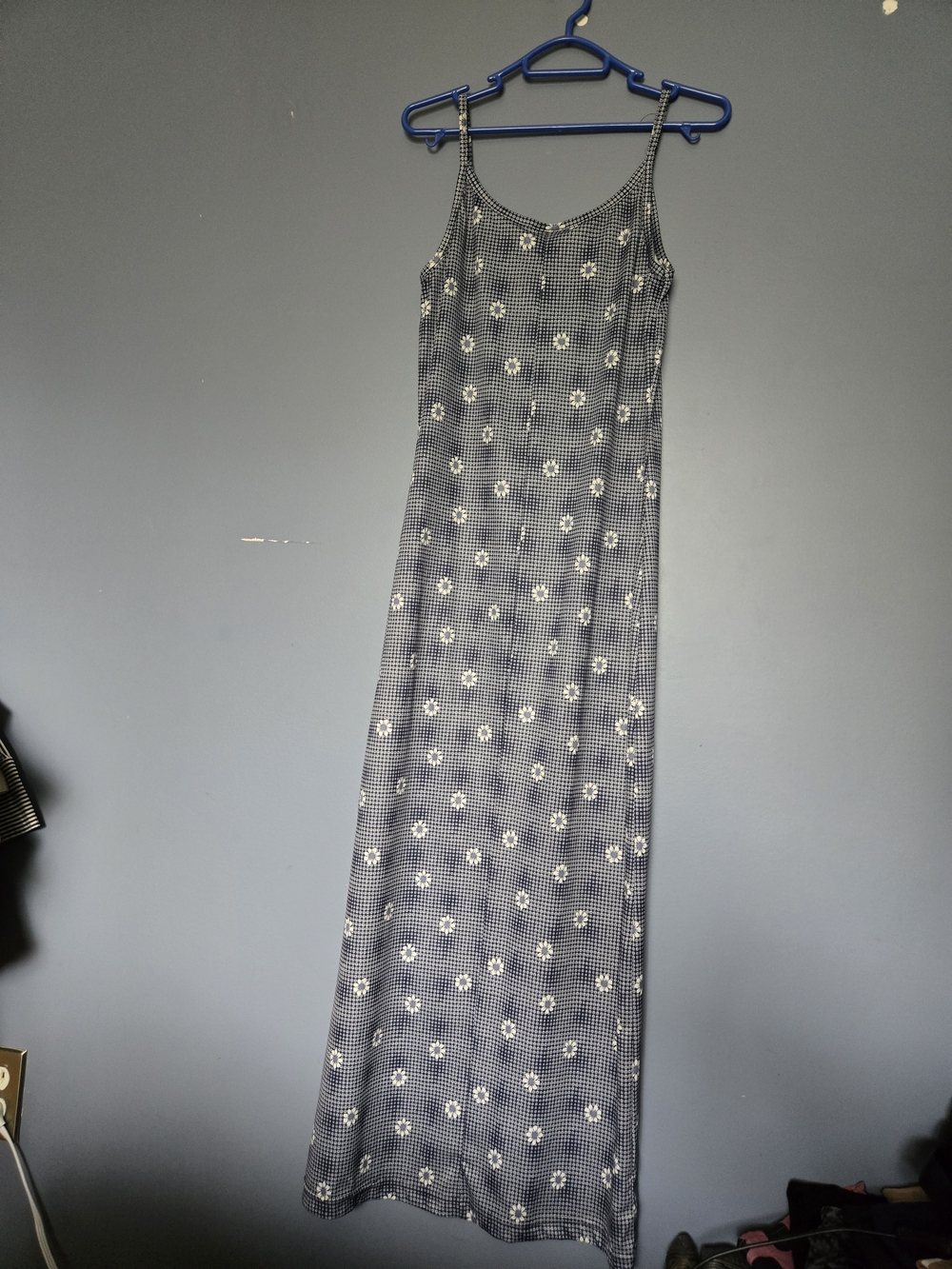 Dynamite Blue Daisy Print Slip Maxi Dress πΌπ - Picture 2 of 3